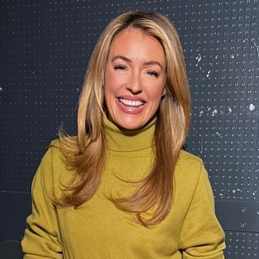 Cat Deeley makes a case for a cosy knitted work dress - and hers is now on sale