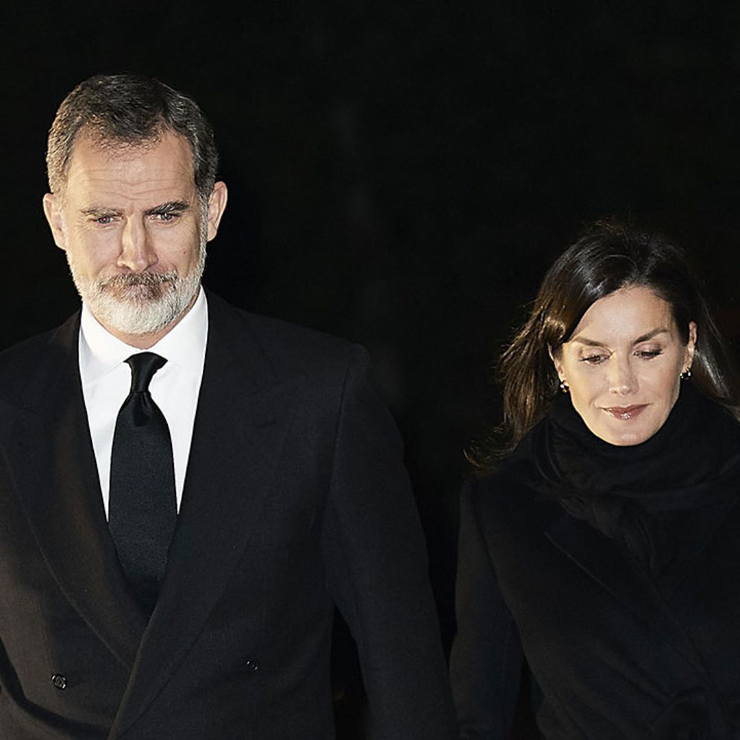 Queen Letizia and King Felipe mourn sad loss of friend as they attend funeral
