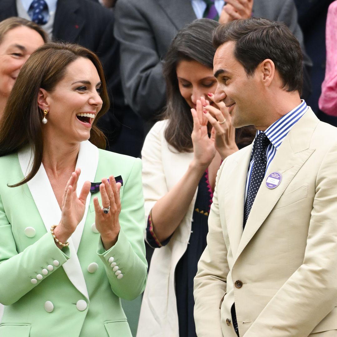 Roger Federer talks sitting next to Princess Kate at Wimbledon