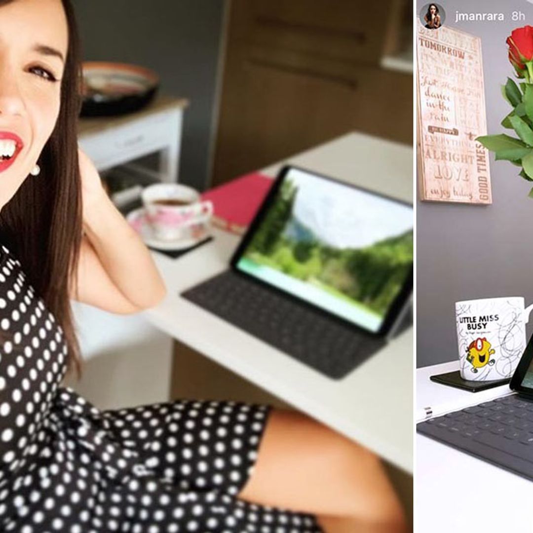 Strictly's Janette Manrara's home office is the ideal WFH set-up
