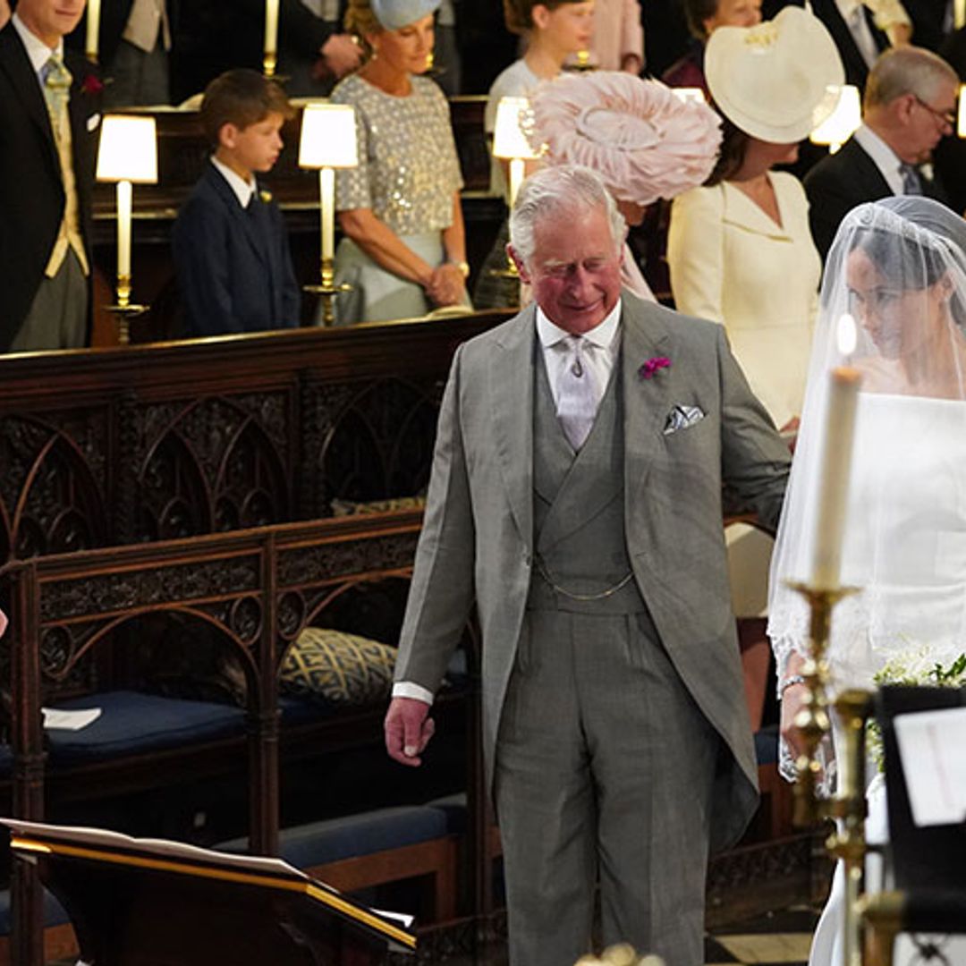See the picture Prince Charles has framed of Prince Harry and Meghan's wedding