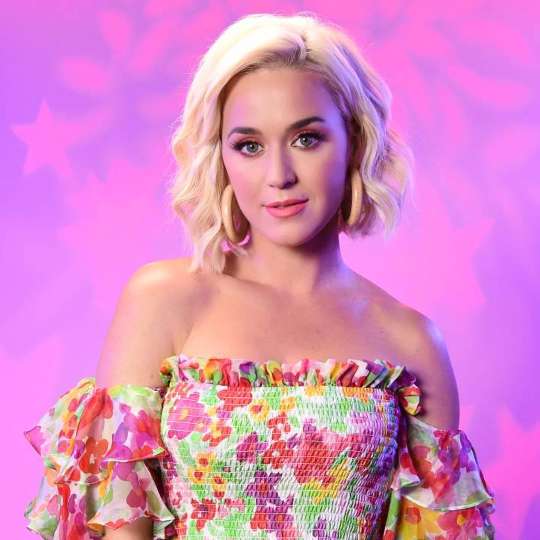 Katy Perry causes a stir in a metallic dress - and her physique is unreal
