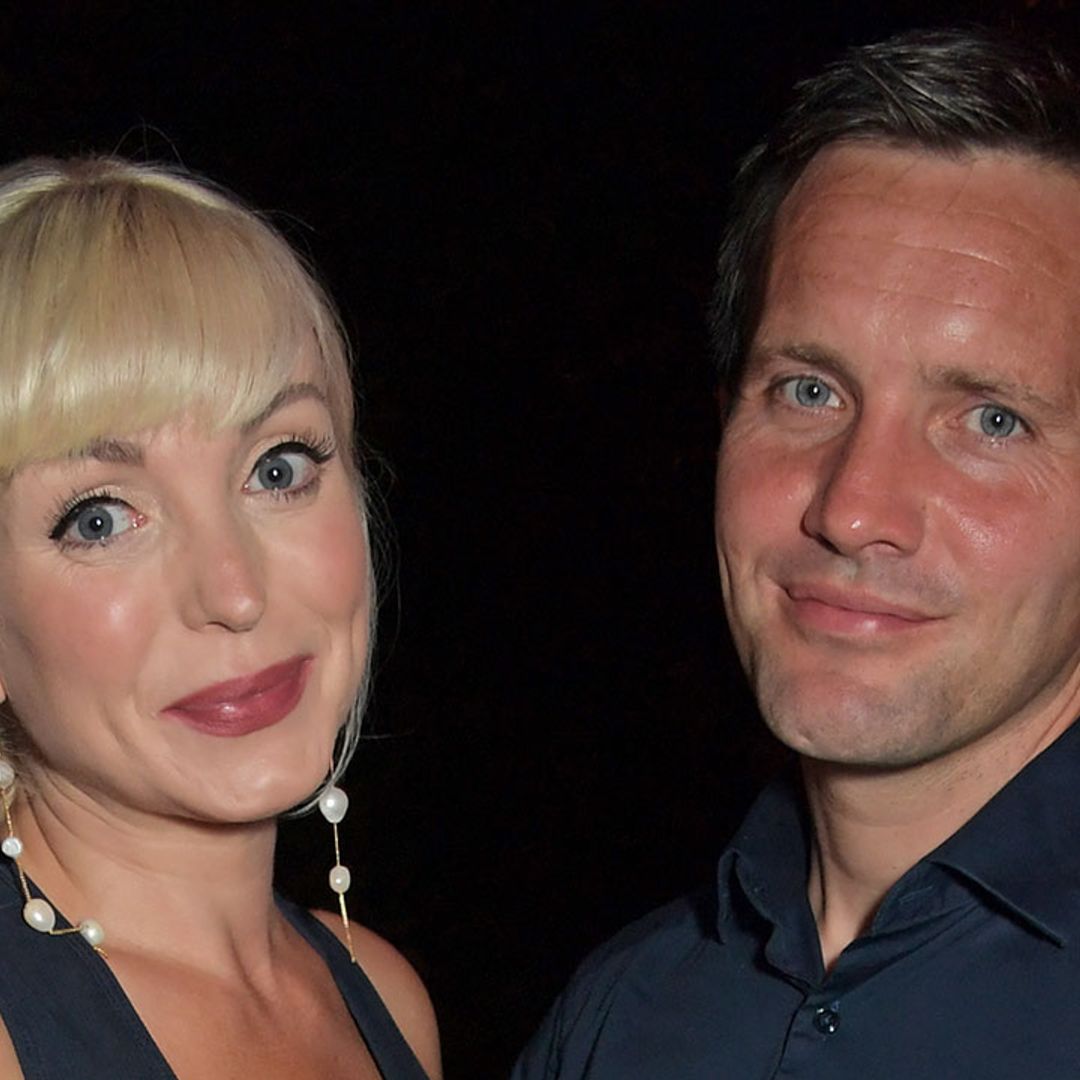 Helen George cradles blossoming baby bump during glamourous night out with Jack Ashton