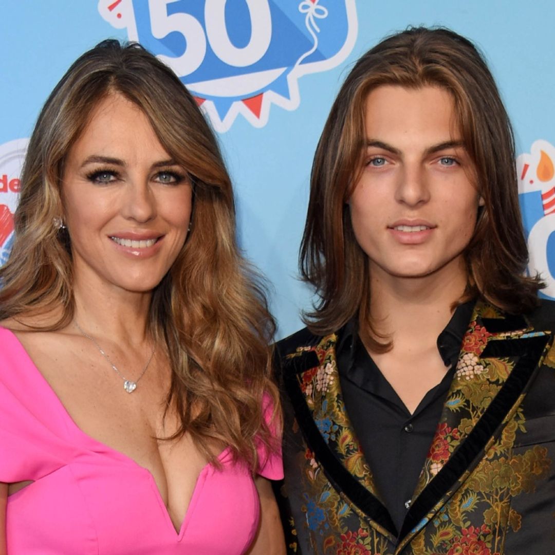 Elizabeth Hurley's latest beach-ready picture gets the sweetest response from son Damian