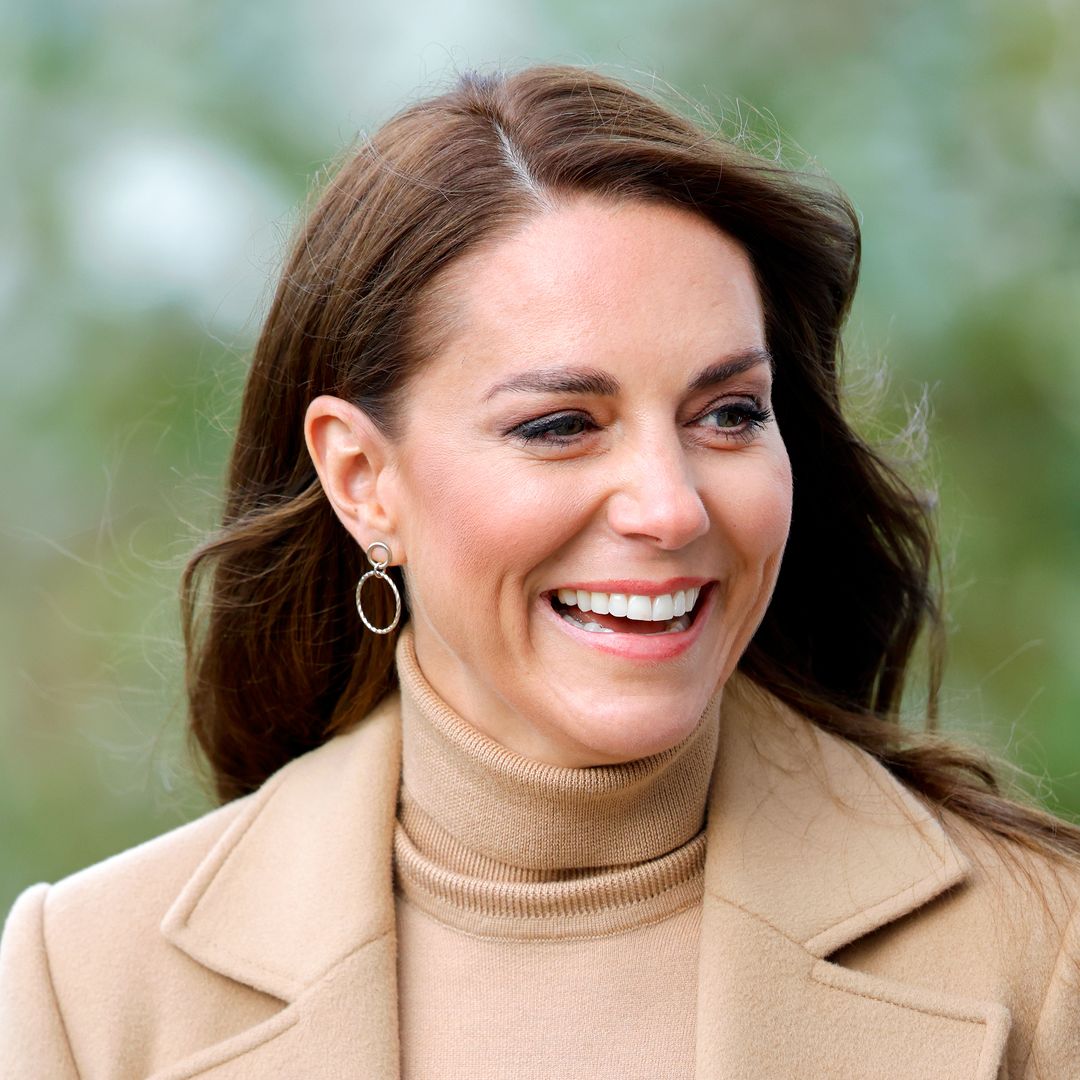 Princess Kate steps out in east London rocking a nude power suit