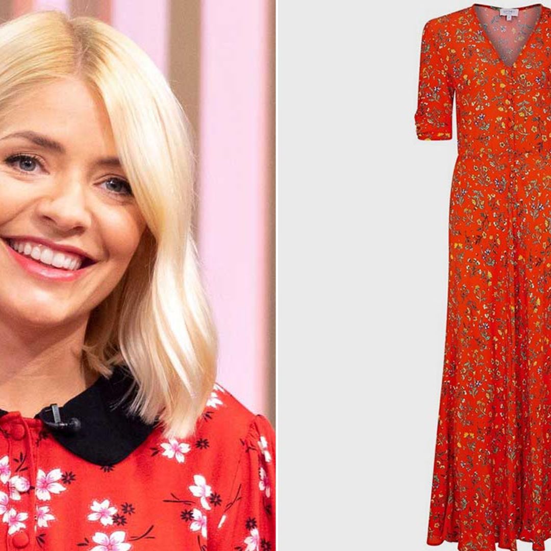 Holly Willoughby's stunning floral midi dress wows This Morning fans - and it's still in stock