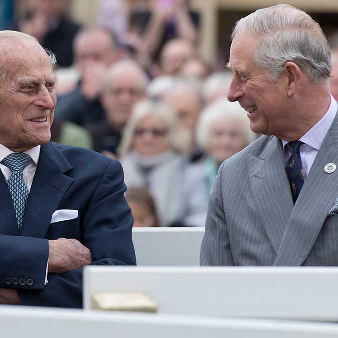 Prince Charles visits Prince Philip at Sandringham after royal tour