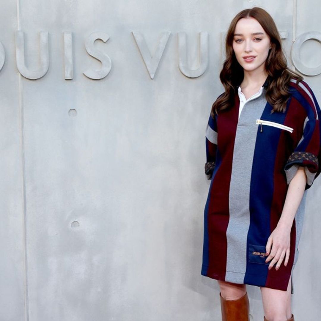 Phoebe Dyvenor proves her fashion credentials at the Louis Vuitton cruise show