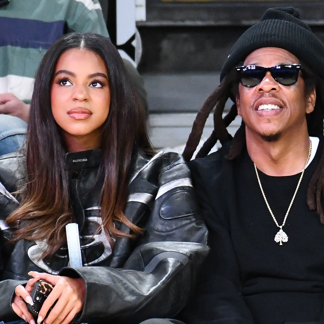 Blue Ivy steals the show in fashion-forward ensemble alongside Jay-Z in rare joint outing