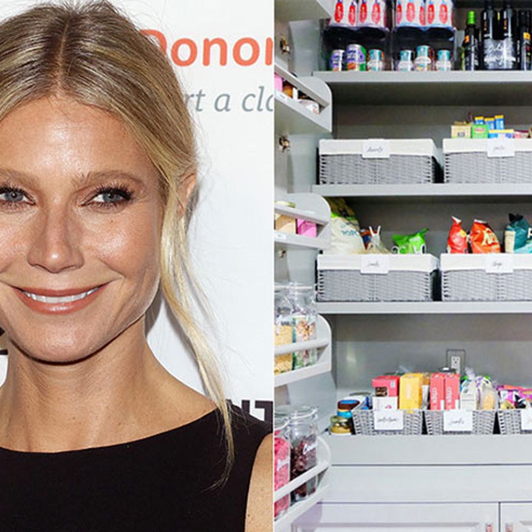 Take a peek inside Gwyneth Paltrow's perfectly-organised pantry