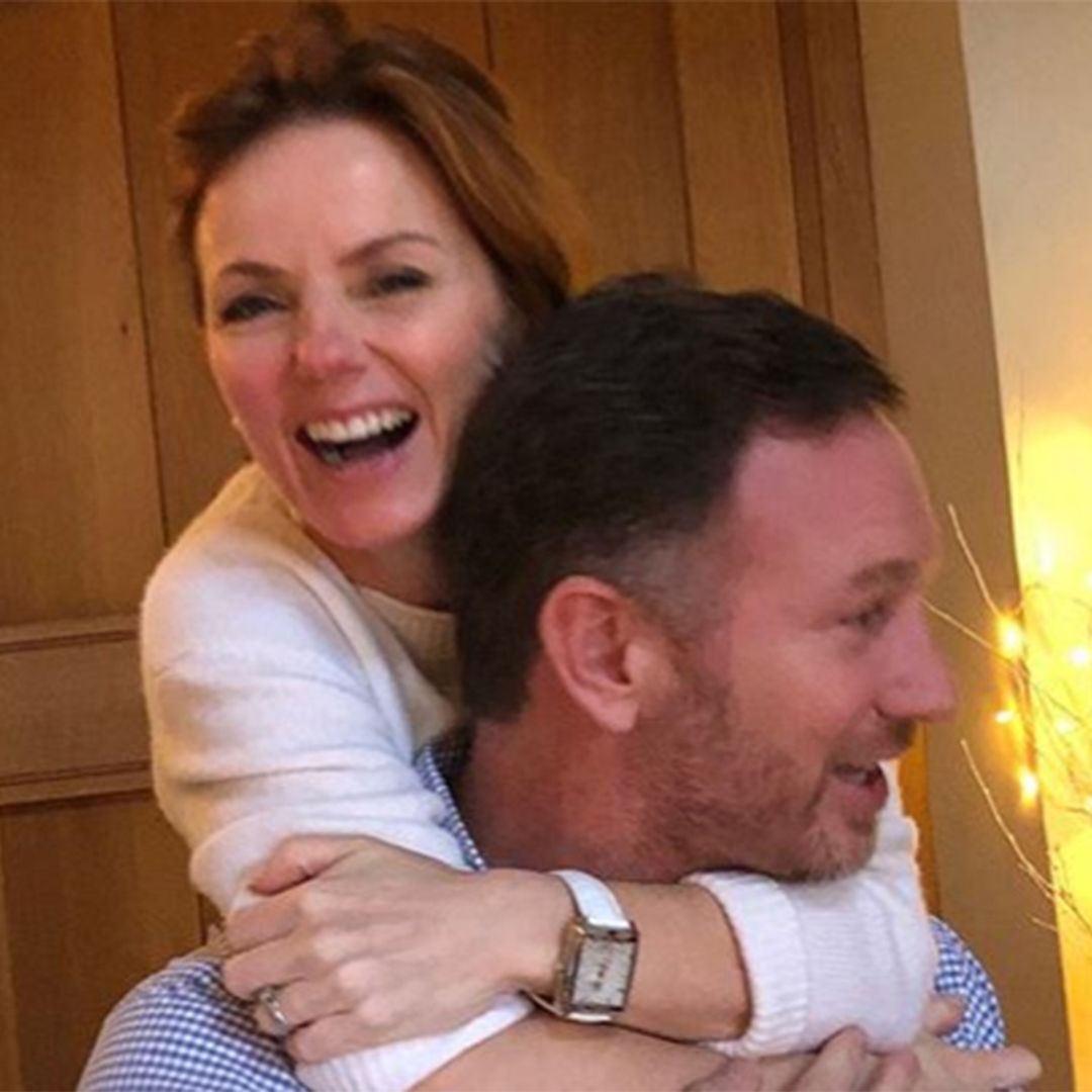 Geri Horner suffers a major cooking fail in her kitchen: see the photo