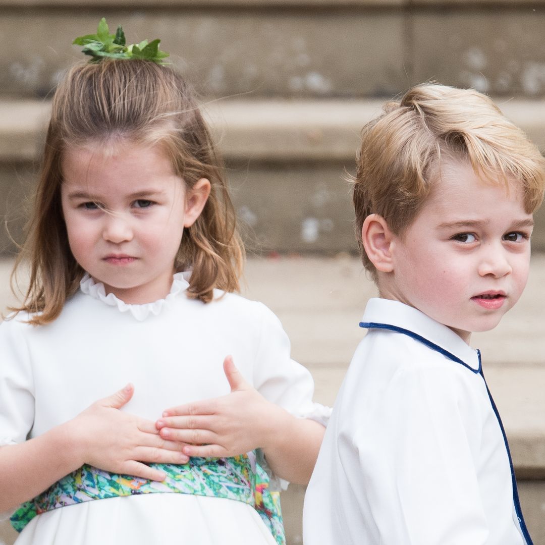 Prince George and Princess Charlotte's bridal party moments will melt your heart