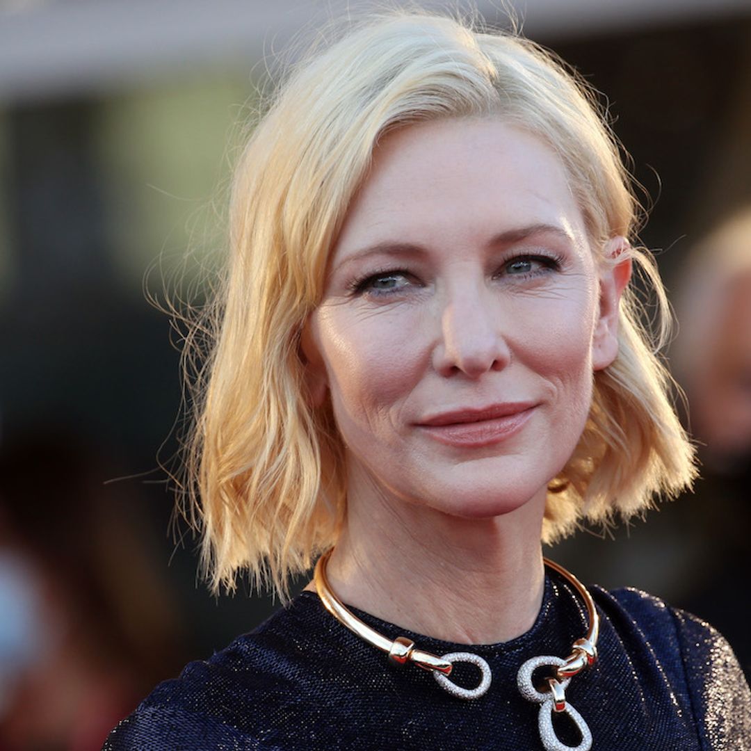 Cate Blanchett marks Hollywood's return to the red carpet with stunning glittering gown
