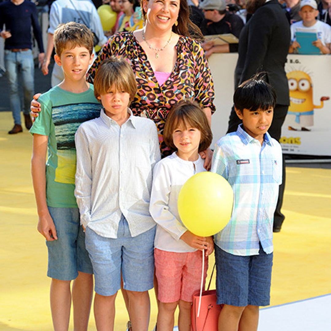 Sandra Bullock and her 'Minions' take over London - as stars and their children arrive for premiere