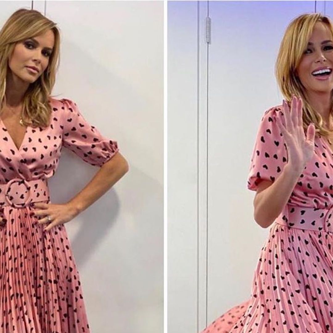 Amanda Holden's stunning love heart dress is everything we needed today