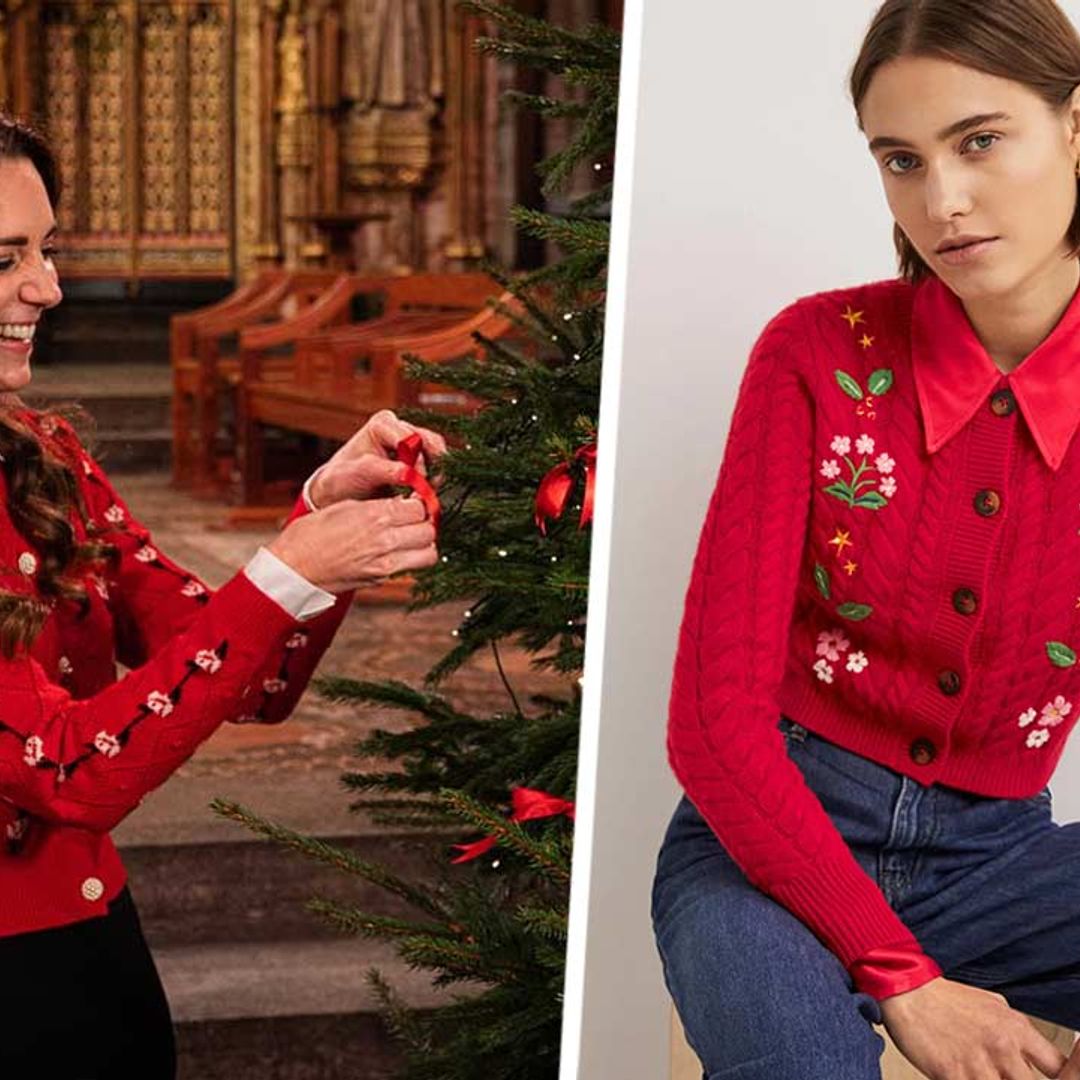 Remember Princess Kate's festive red cardigan? Boden has the BEST lookallike – but hurry, it’s selling fast!