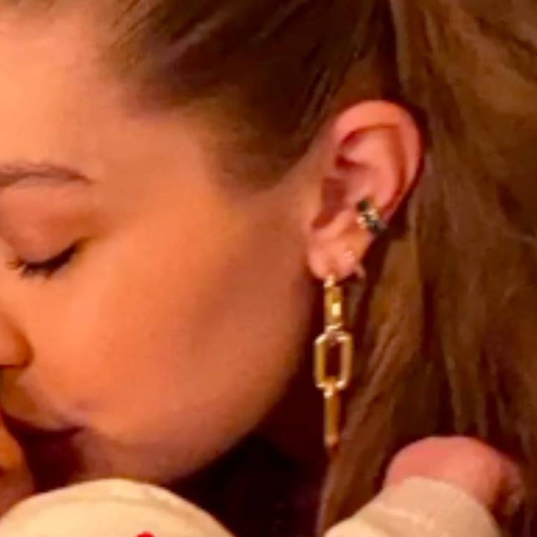 Gigi Hadid shares new photos from first Thanksgiving with baby daughter at family home