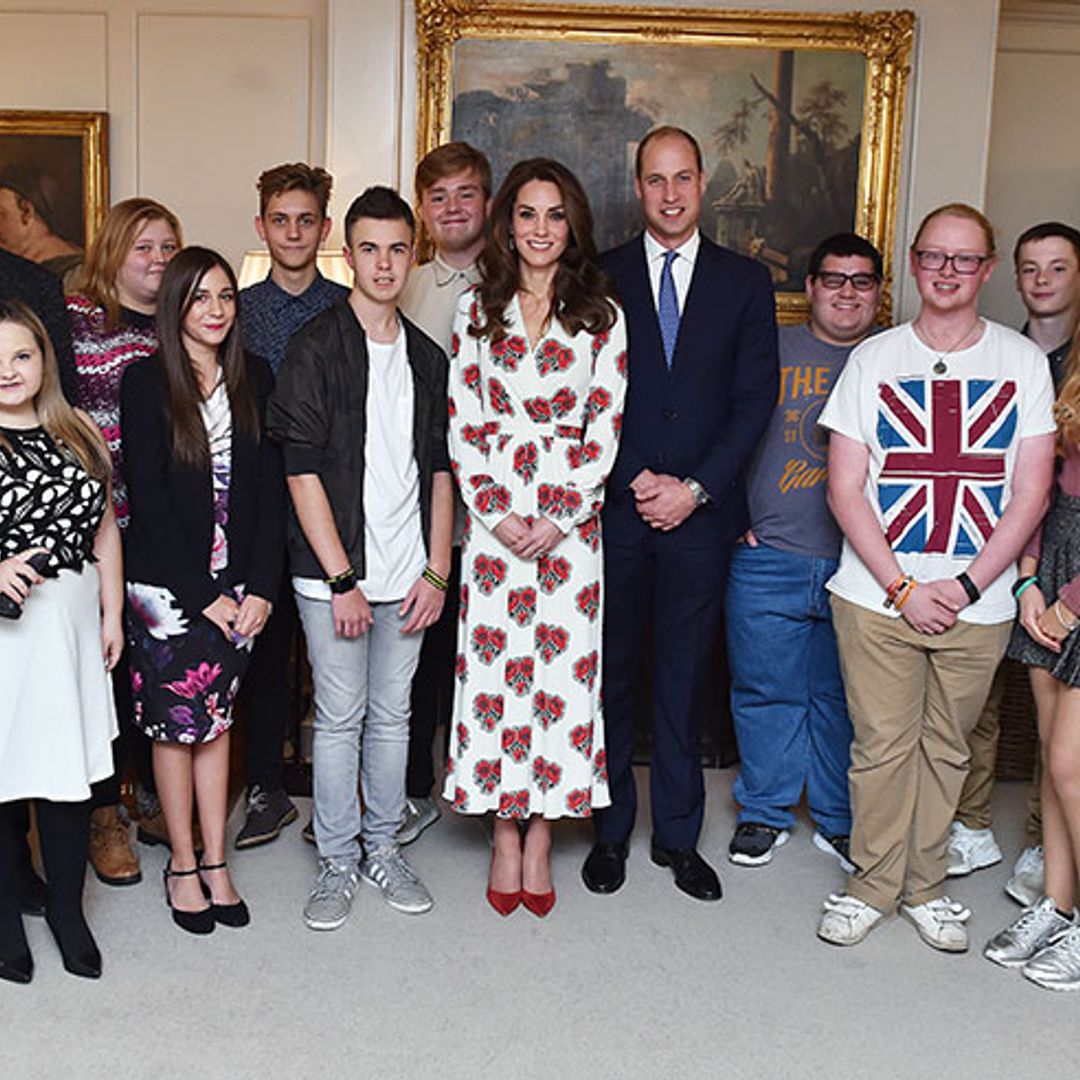 Prince William and Kate invite Teen Heroes of 2016 to Kensington Palace