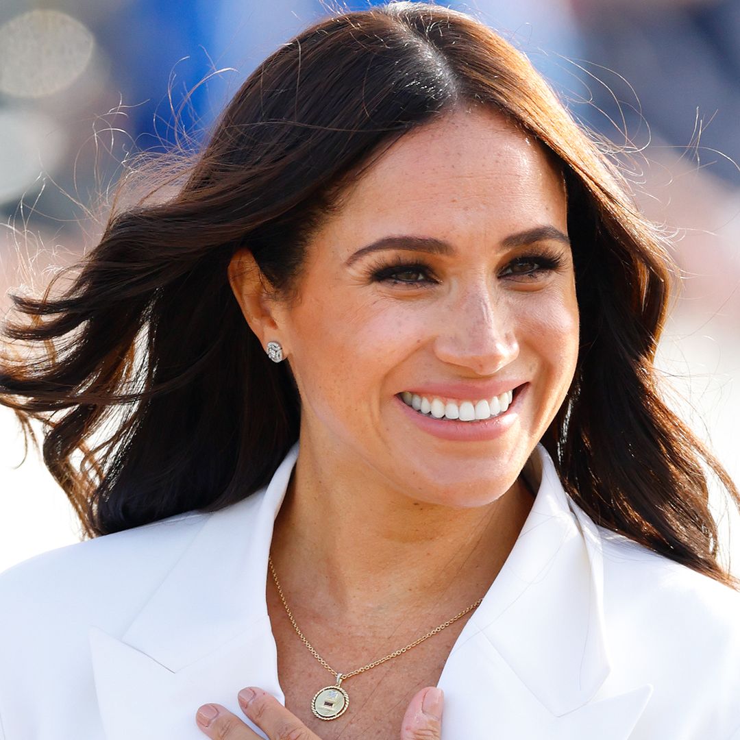 The Duchess of Sussex oozes glamour with glossiest curls 