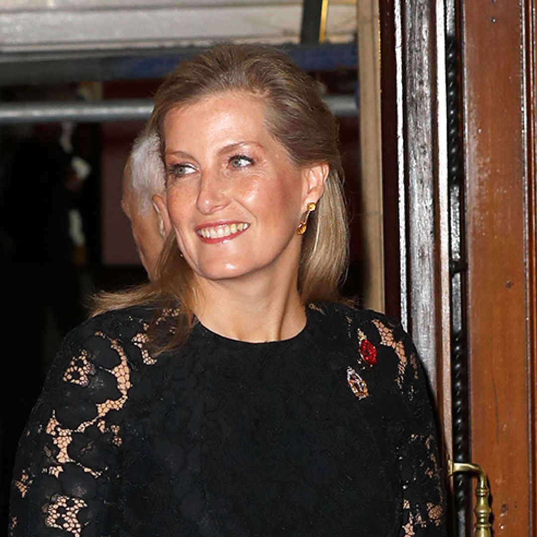The Countess of Wessex is chic in black dress for the Royal Festival of Remembrance