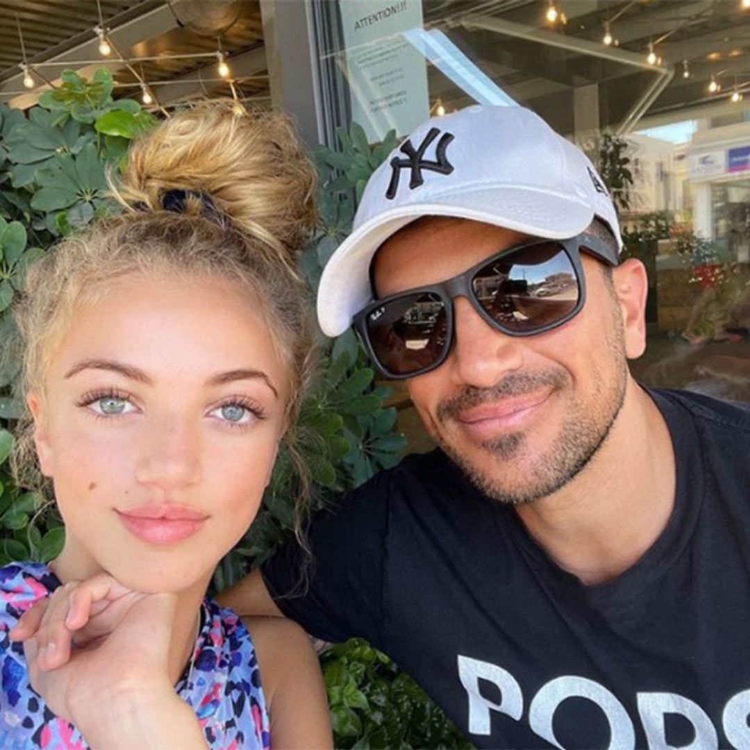Peter Andre's teenage daughter Princess poses in her dad's ultimate party garden