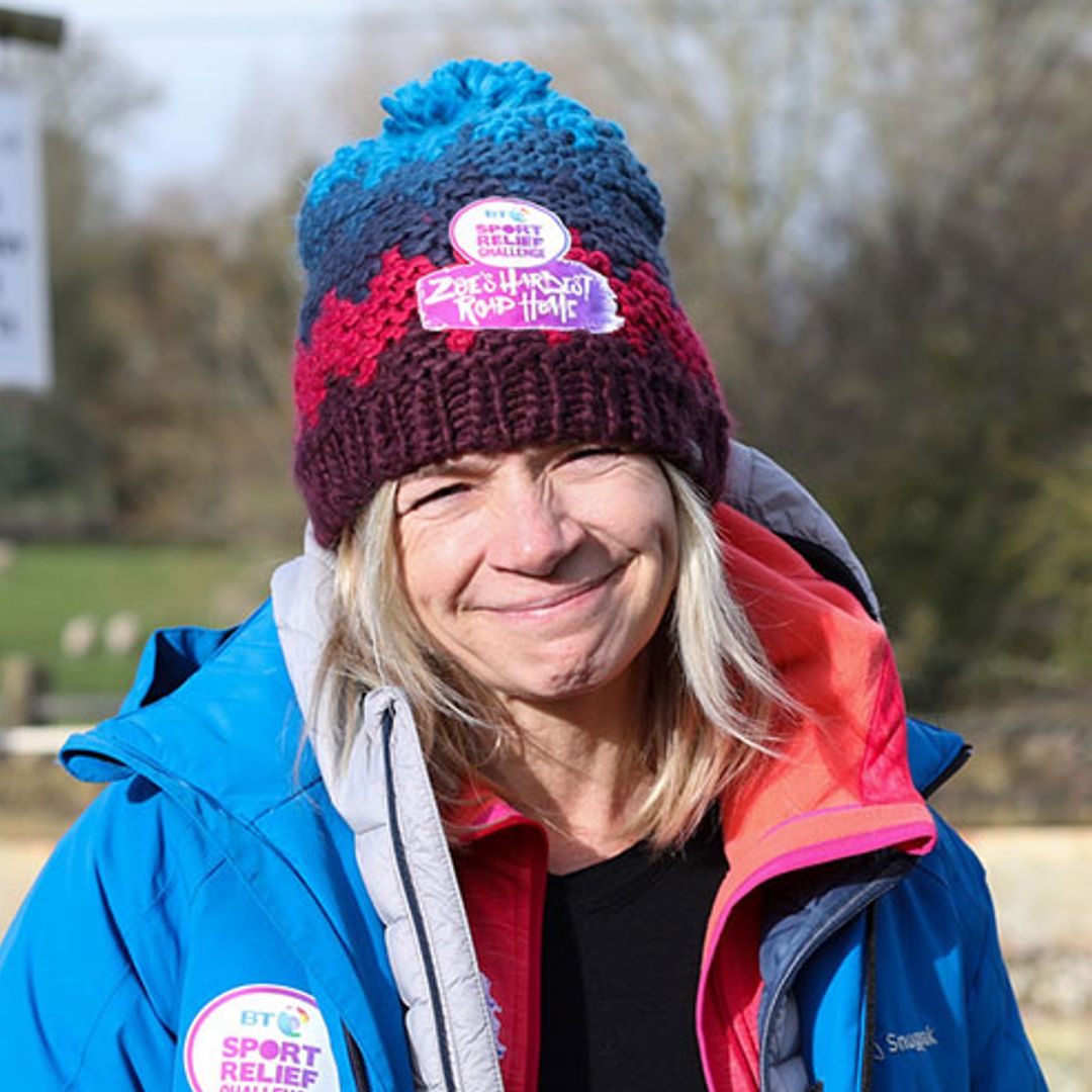 Zoe Ball reflects on late boyfriend Billy Yates as she prepares to complete Sports Relief challenge