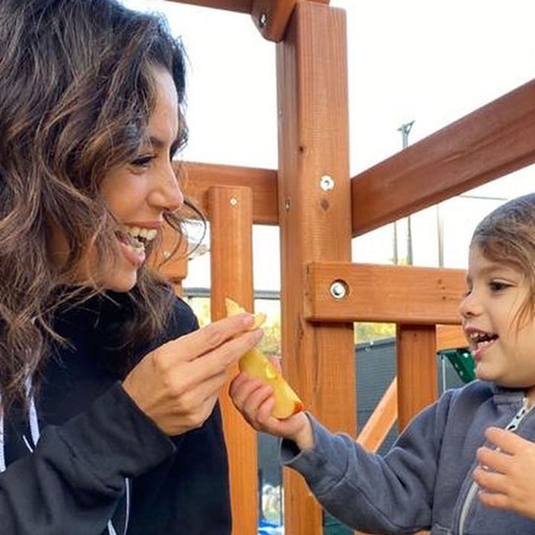 Eva Longoria's son Santi confuses star in adorable cooking video