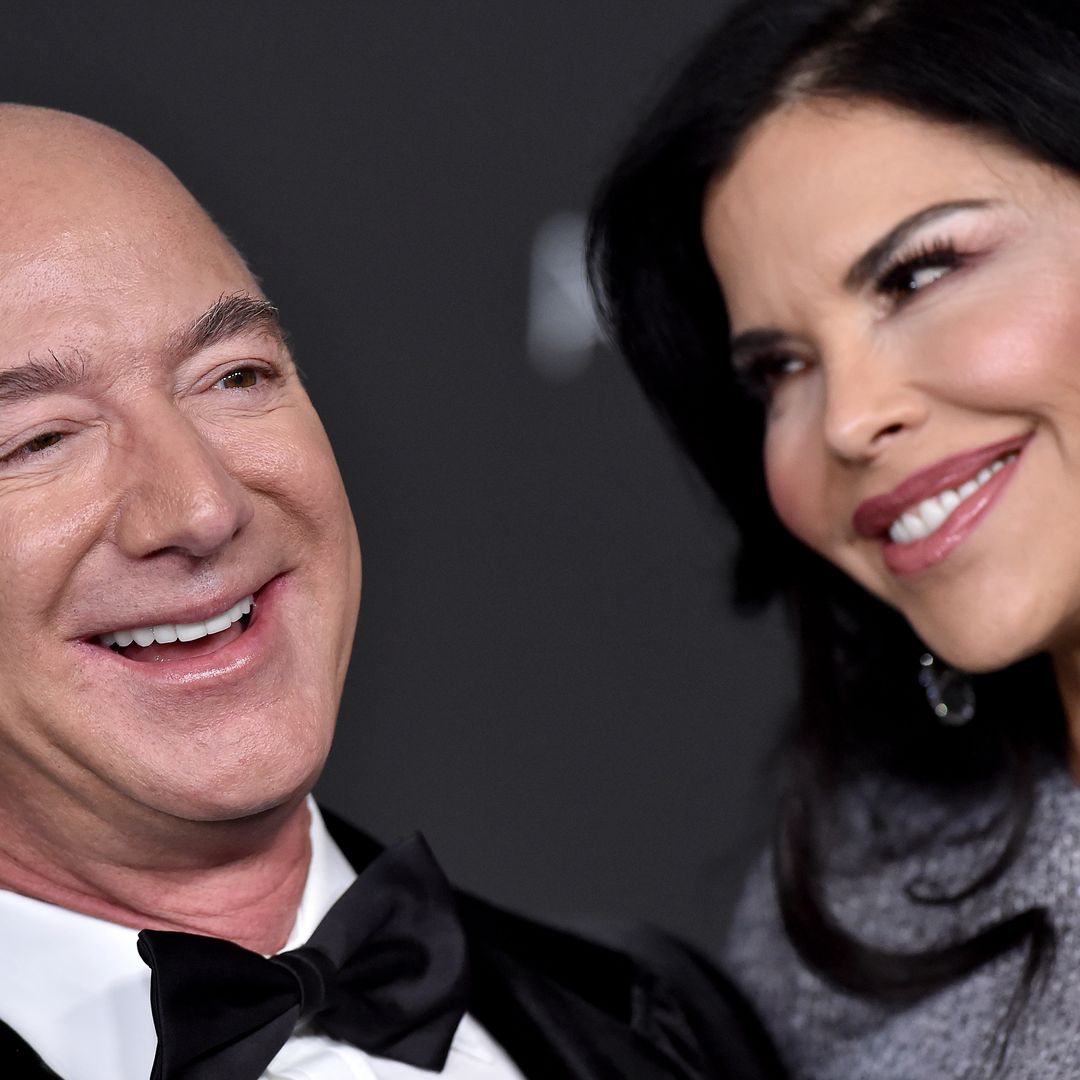 Jeff Bezos is unrecognizable in photo shared by fiance Lauren Sanchez as he celebrates 60th birthday