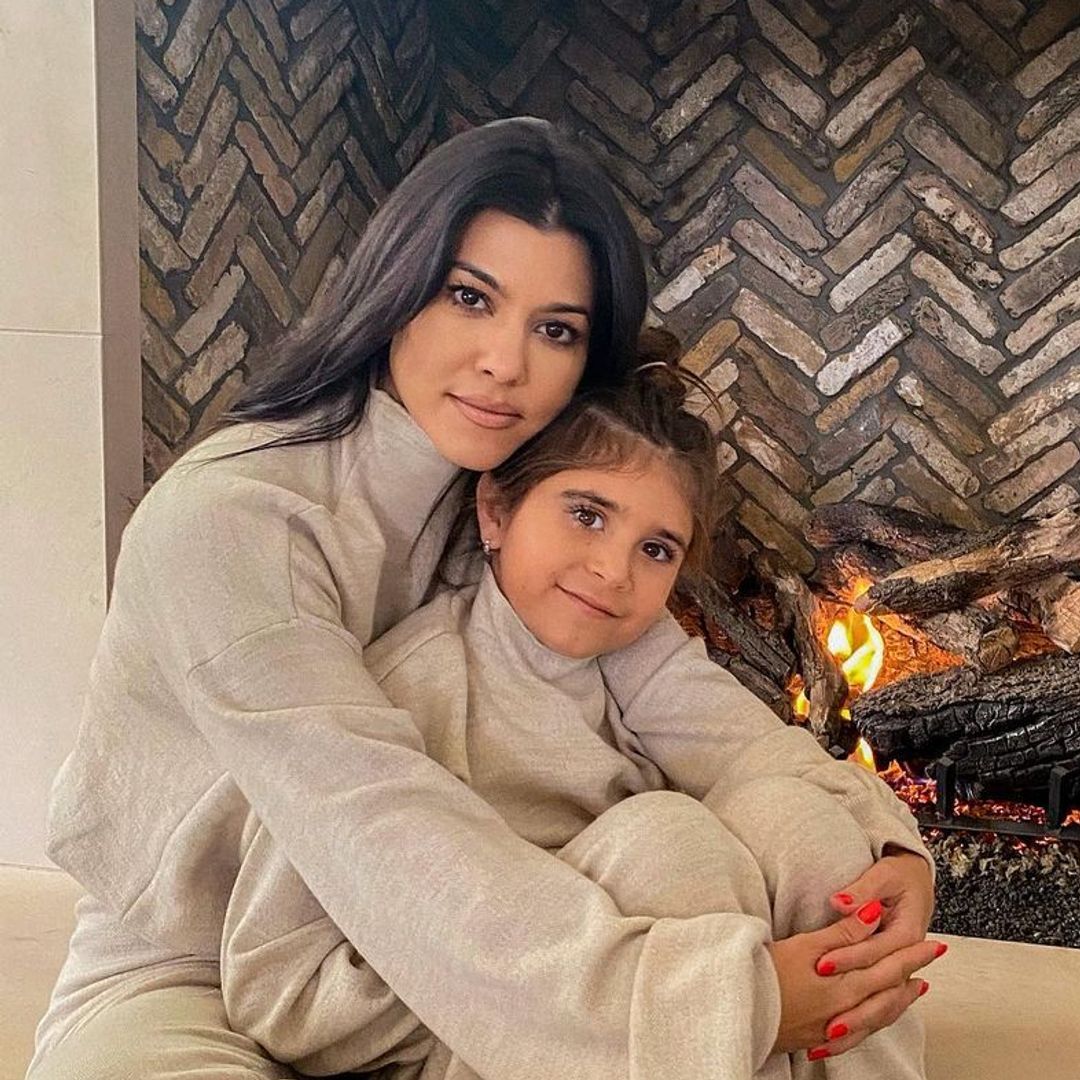 Kourtney Kardashian's daughter Penelope had the sweetest surprise for baby brother Rocky