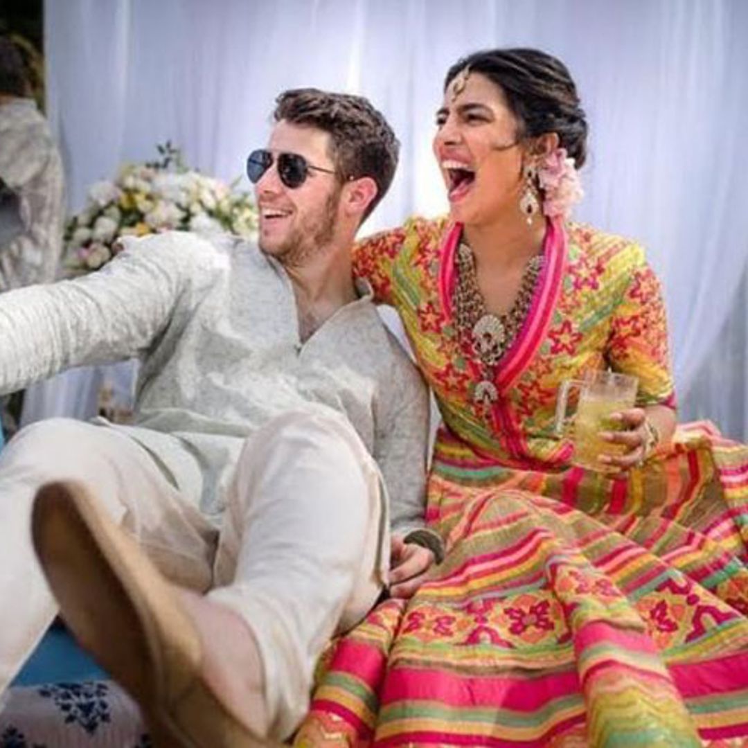 Priyanka Chopra and Nick Jonas wedding details and photos - pre-ceremony, rings, dress