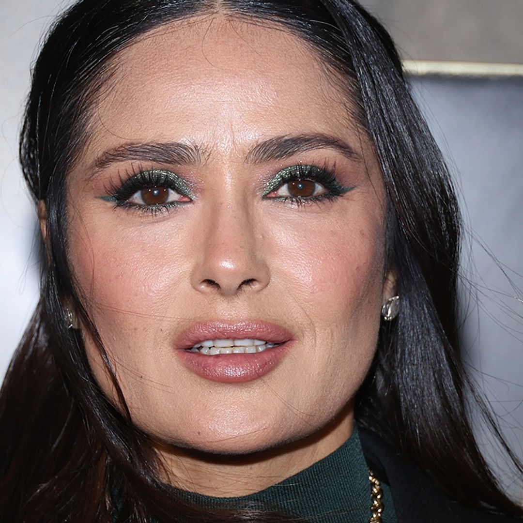 Salma Hayek poses with rarely seen stepdaughter – and she's stunning