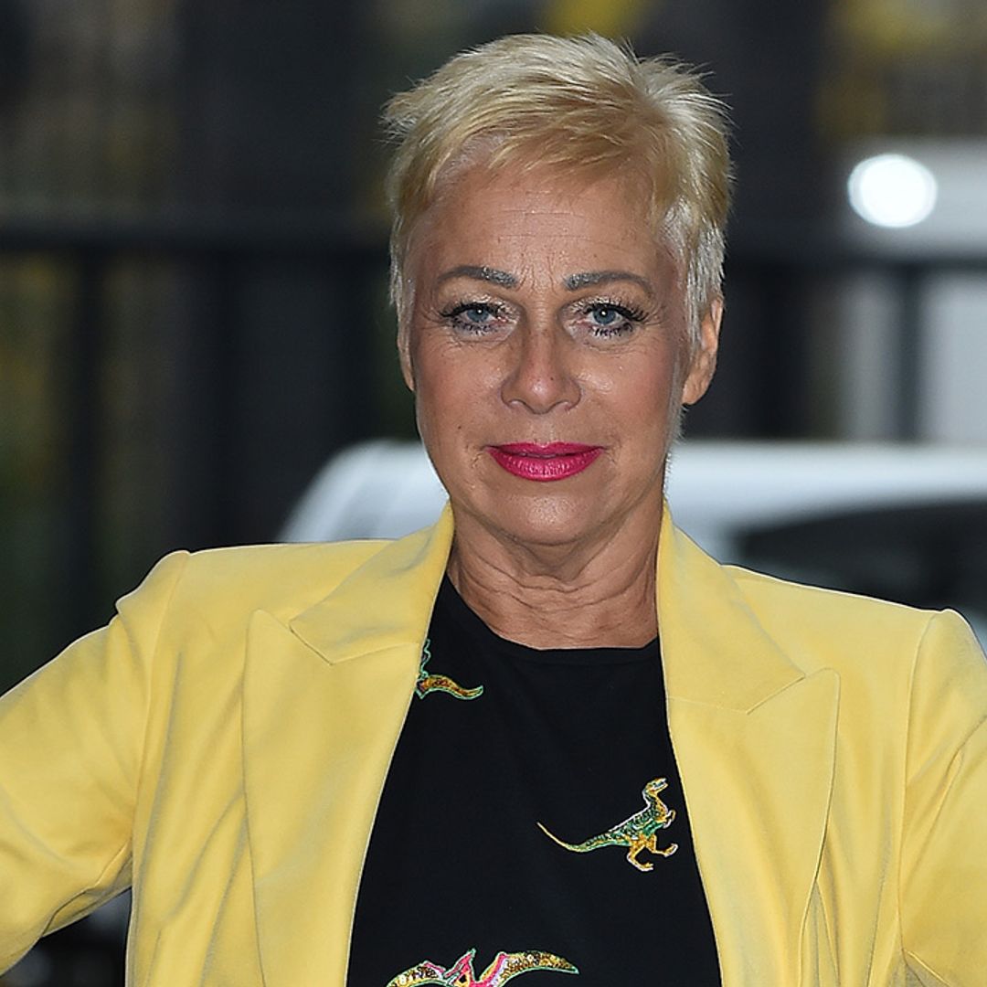 Denise Welch looks spectacular in eye-catching leopard jumpsuit