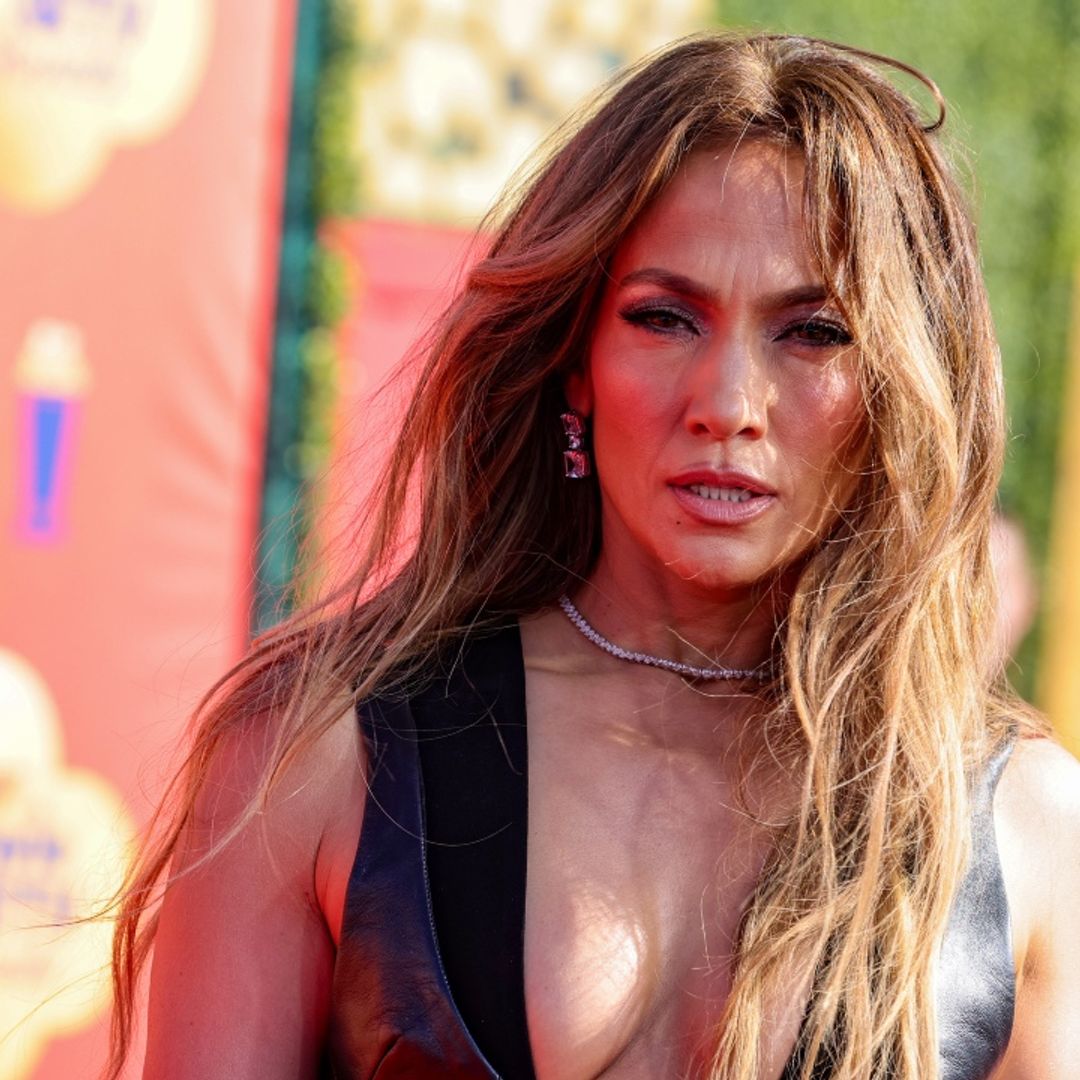 Jennifer Lopez turns up the heat in black lace lingerie - and there's a nod to Ben Affleck