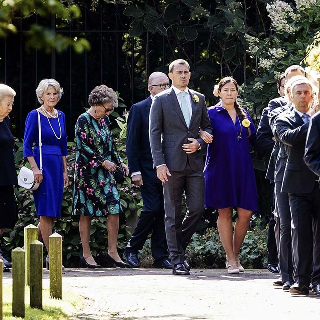 Dutch royal family mourn Princess Christina at private funeral service