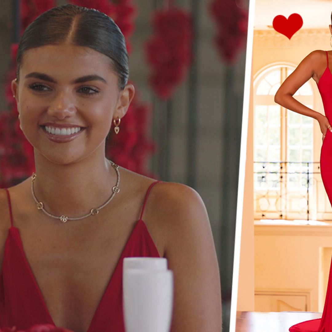 Love Island's Samie Elishi's incredible red backless date night dress is back in stock