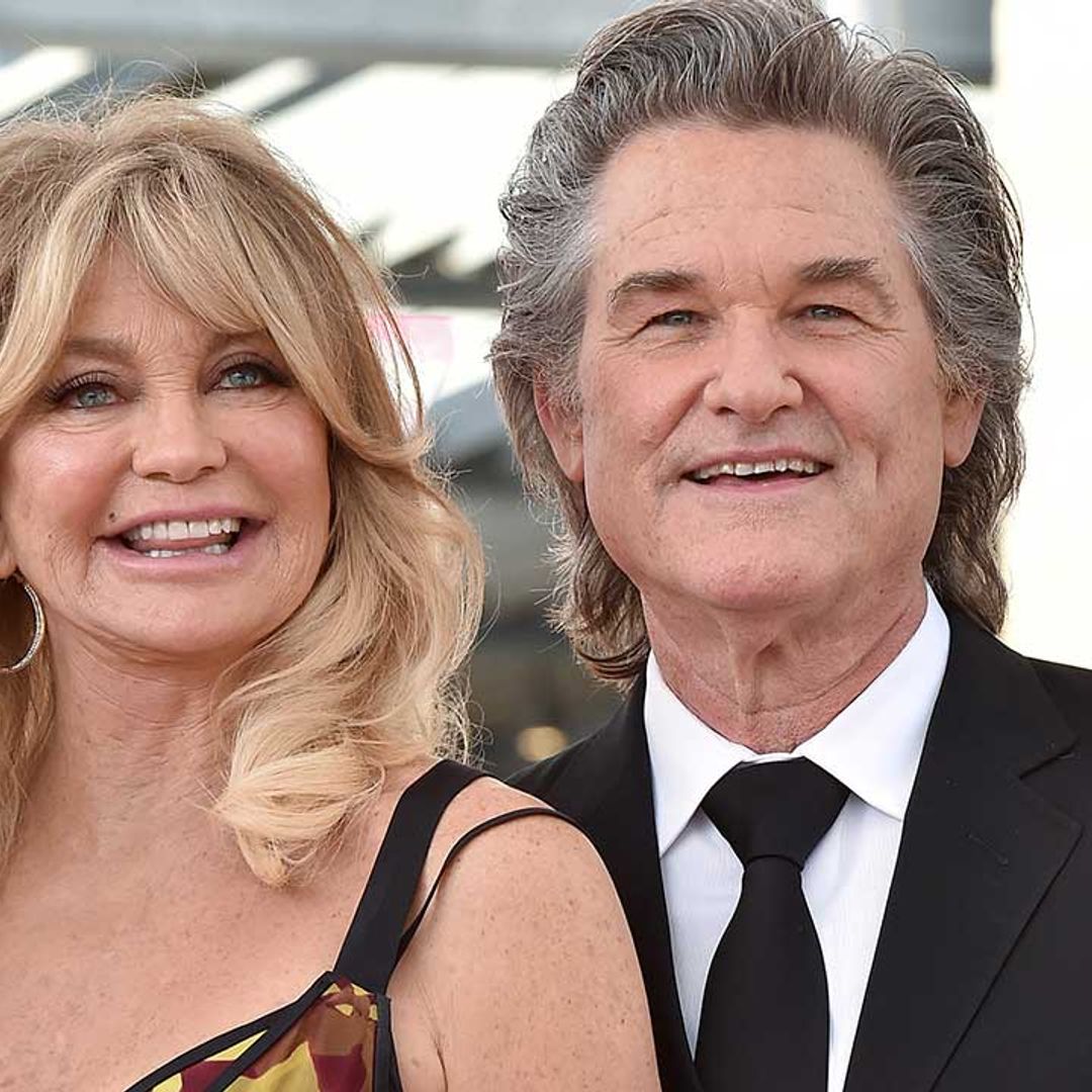 Inside Goldie Hawn and Kurt Russell's spacious garden at family home