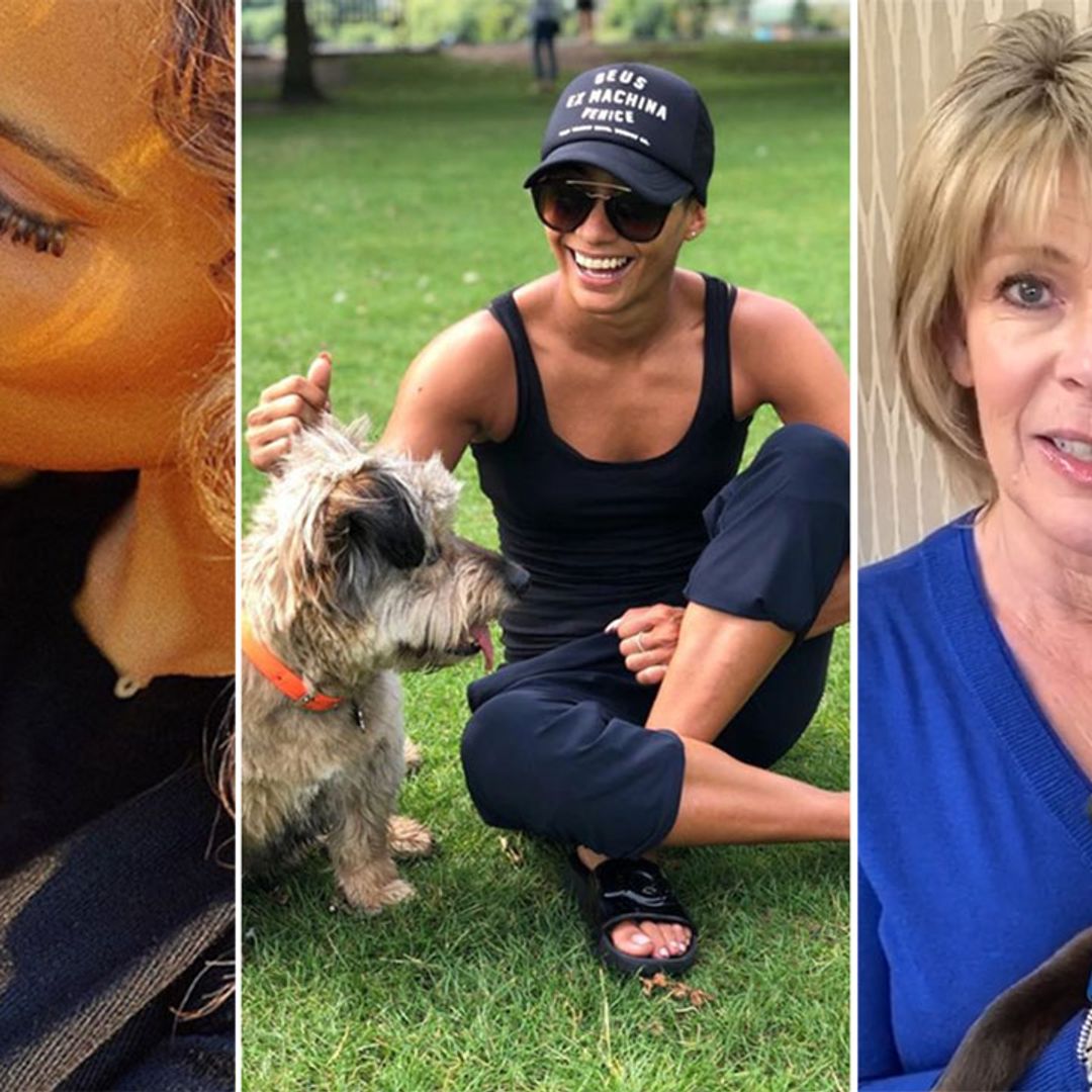 11 celebrities living in lockdown with their adorable pets