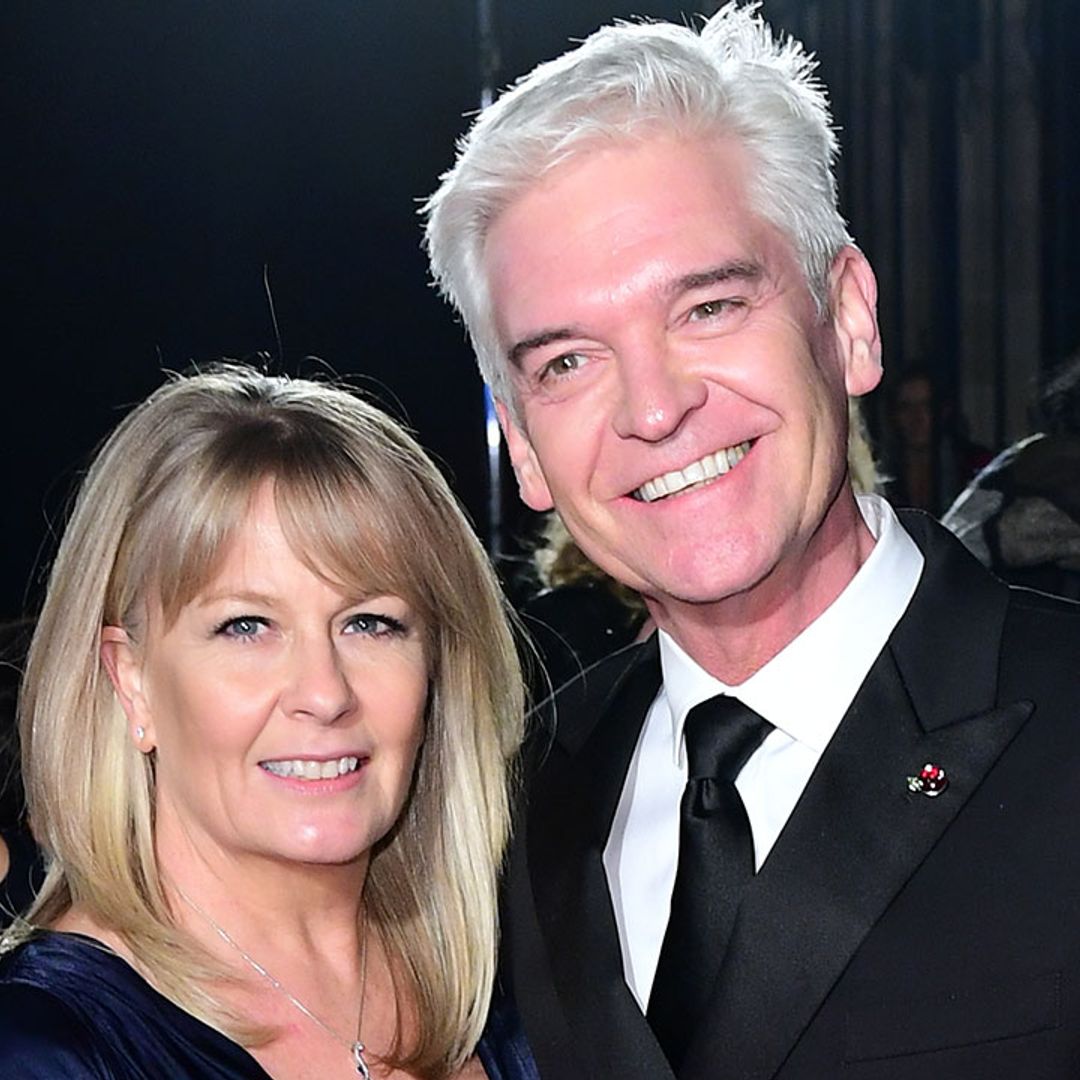 Phillip Schofield and wife Stephanie are all smiles in holiday picture