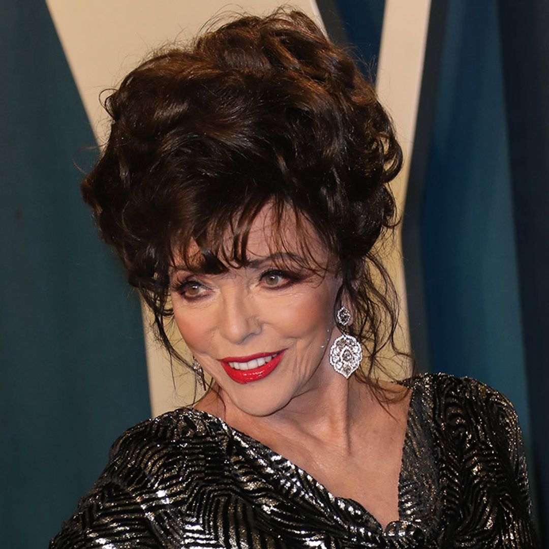 Dame Joan Collins's granddaughter is her double in very rare family photo