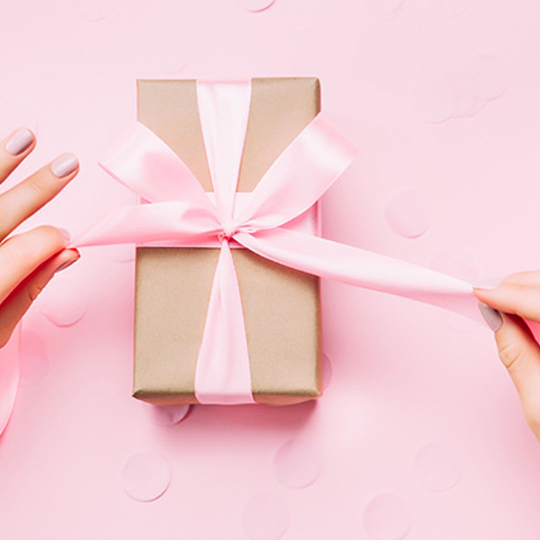 Sparkle - Baby Pink Box & Baby Pink Ribbon Present - Style 3