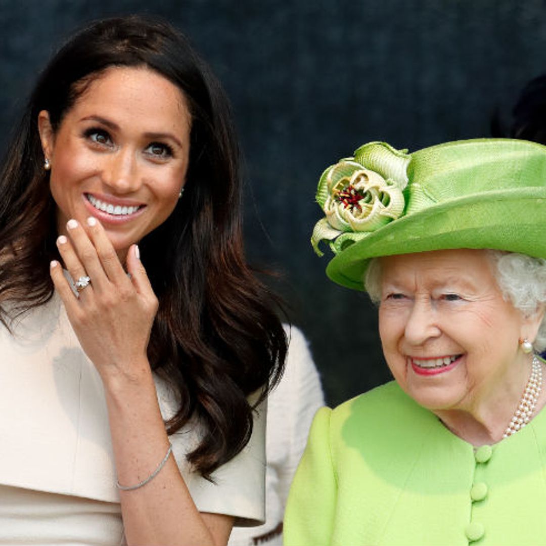 See which sweet photograph the Queen chose to wish Meghan Markle happy birthday