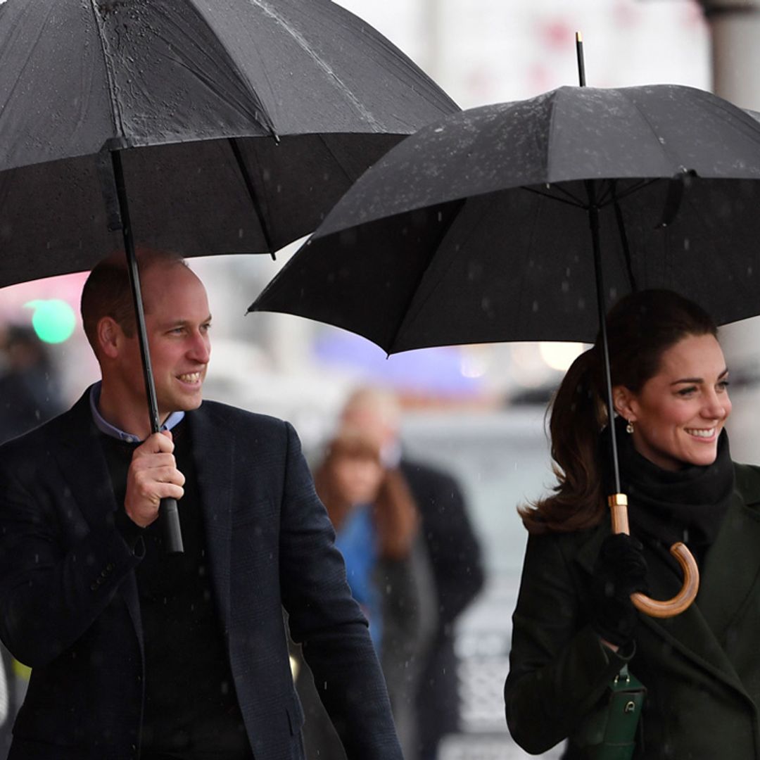 Prince William and Kate Middleton didn't let the rain dampen their spirits in Blackpool – see best photos