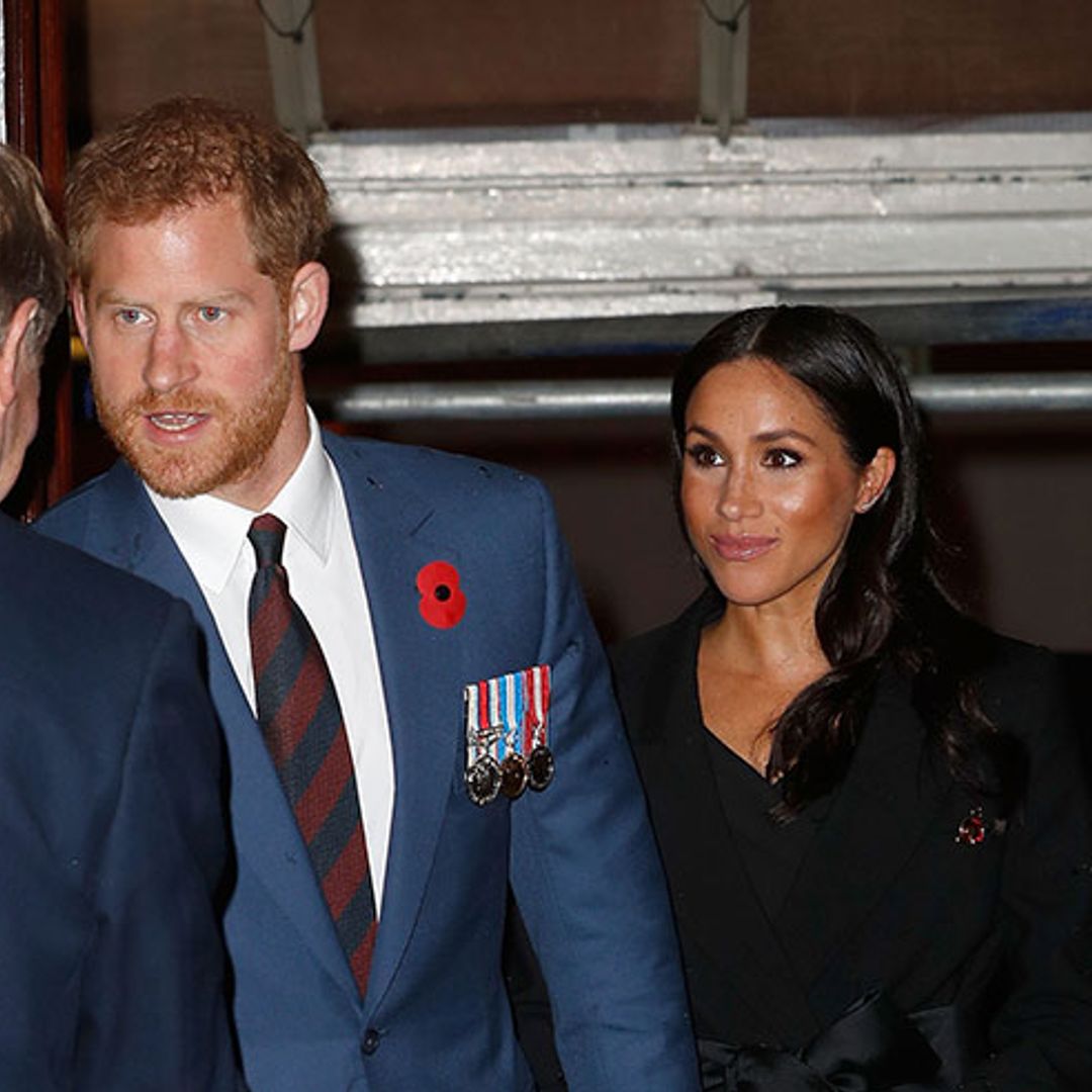 Prince Harry and Meghan Markle attend Festival of Remembrance together for first time – all the pictures