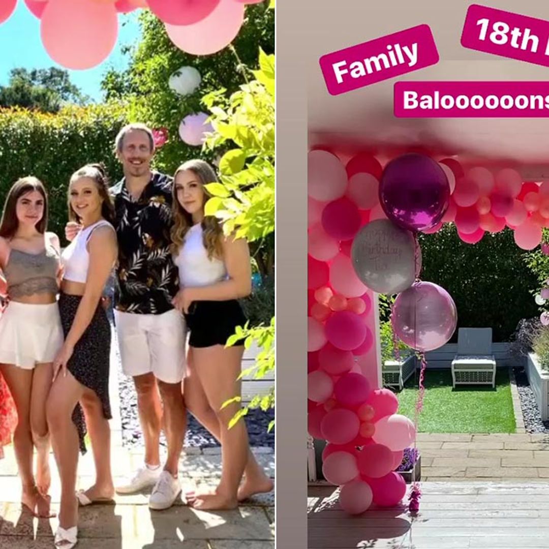 Andrea McLean transforms her home to celebrate step-daughter's 18th birthday
