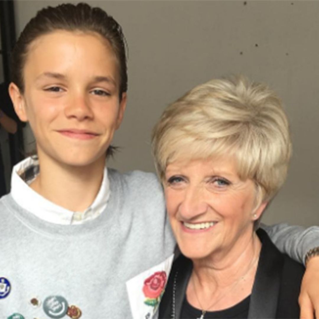 Romeo Beckham's sweet message to grandmother - see it here!