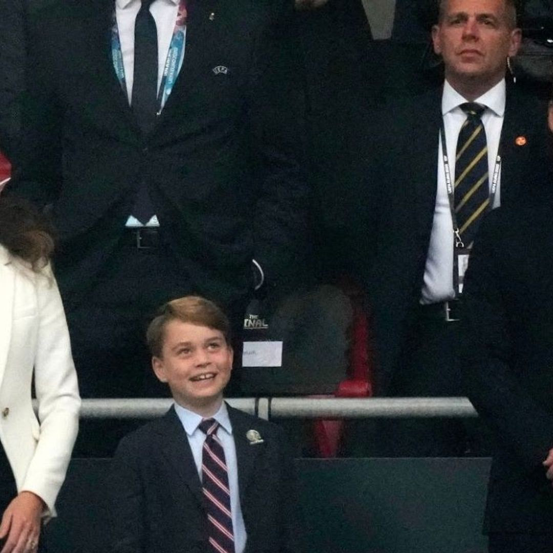 Kate Middleton, Prince William and Prince George attend Euros final at Wembley – best photos