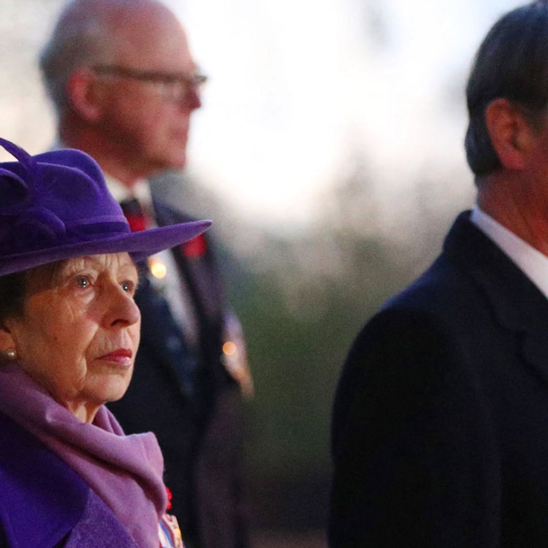 Princess Anne and husband Timothy Laurence step out for rare joint appearance