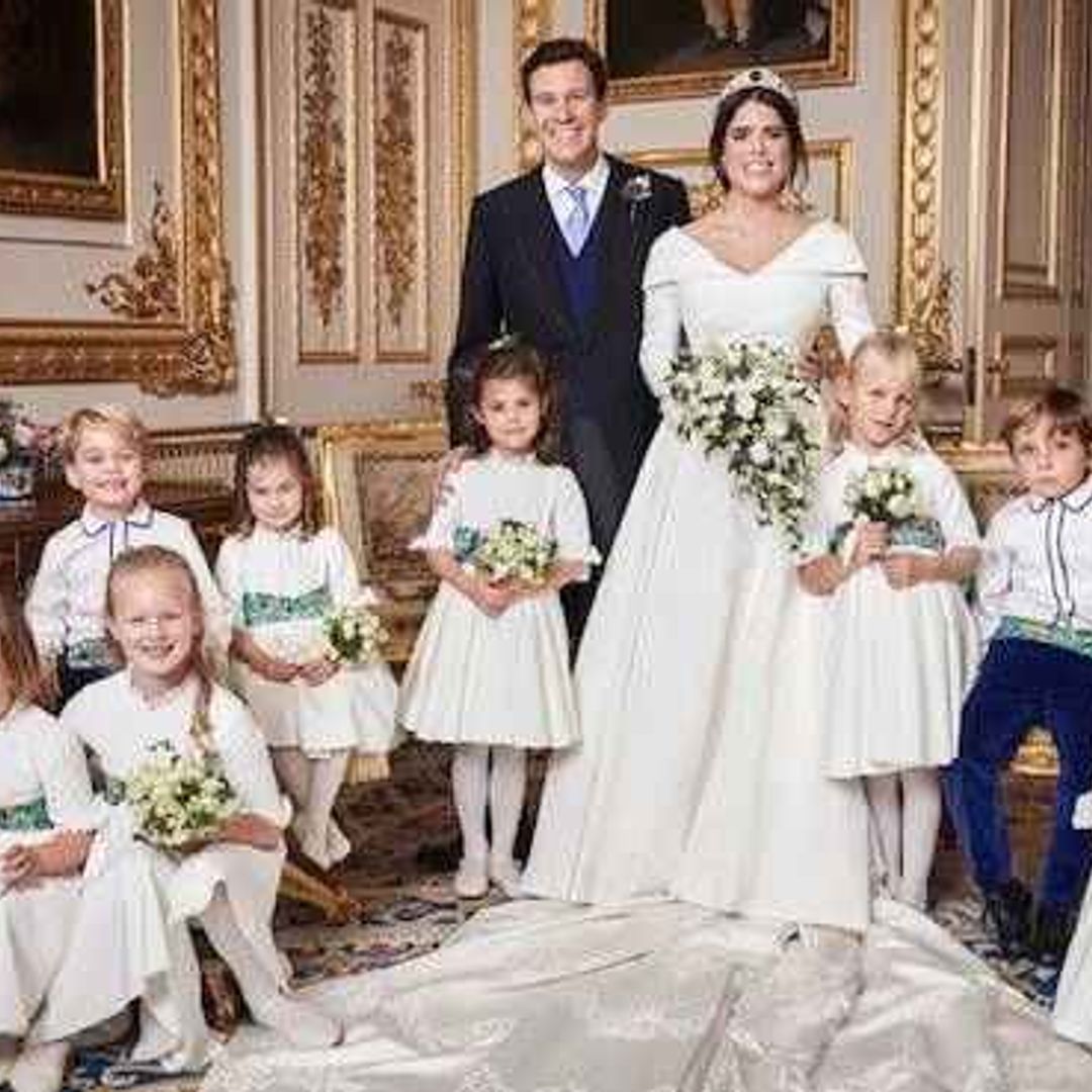 Savannah Phillips makes cheeky move in official royal wedding portrait - did you notice? 