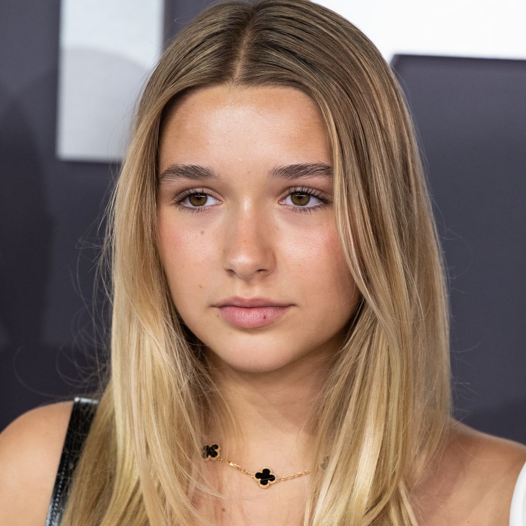 Harper Beckham, 14, pictured 'manifesting' at first Beckham family Christmas after Brooklyn blocking