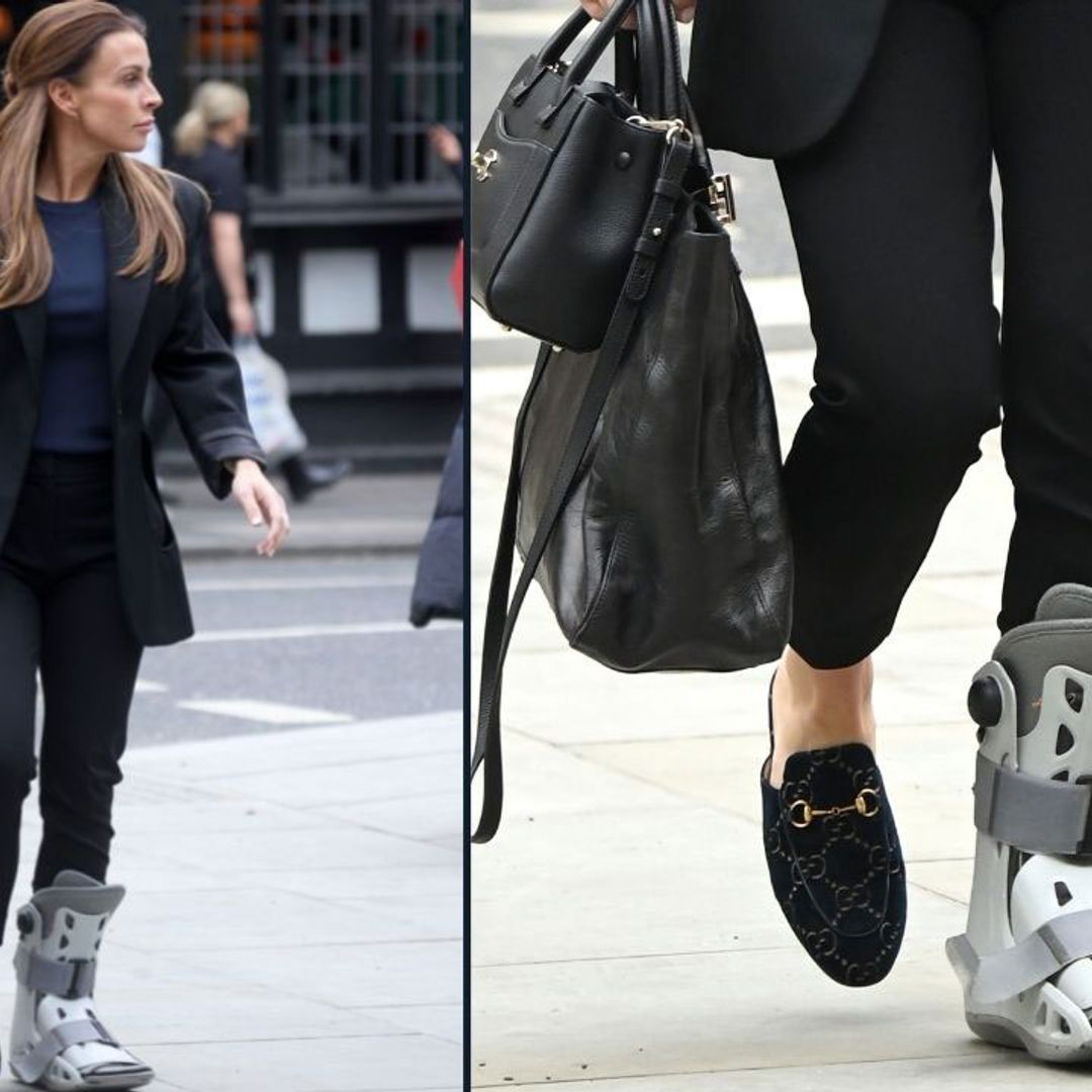 Coleen Rooney's injury: Why is the star wearing an ankle boot in court?